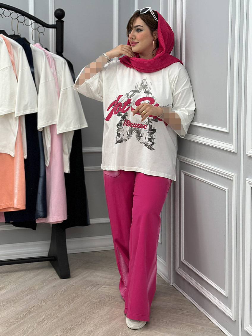 تیشرت و شلوار روفینا کد : 2738