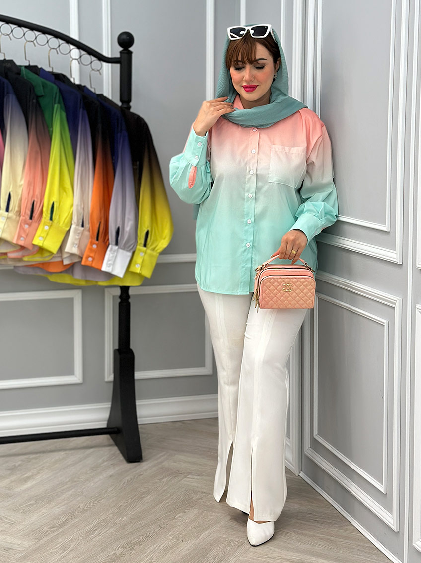 شومیز آبرنگی کد : 2697