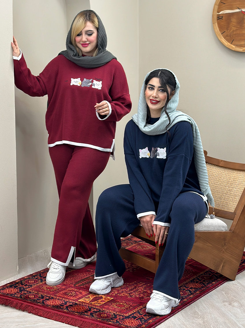 ست بافت کتی کد : 4016