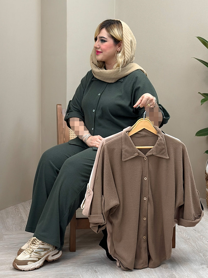 شومیز و شلوار نیکان کد : 6098