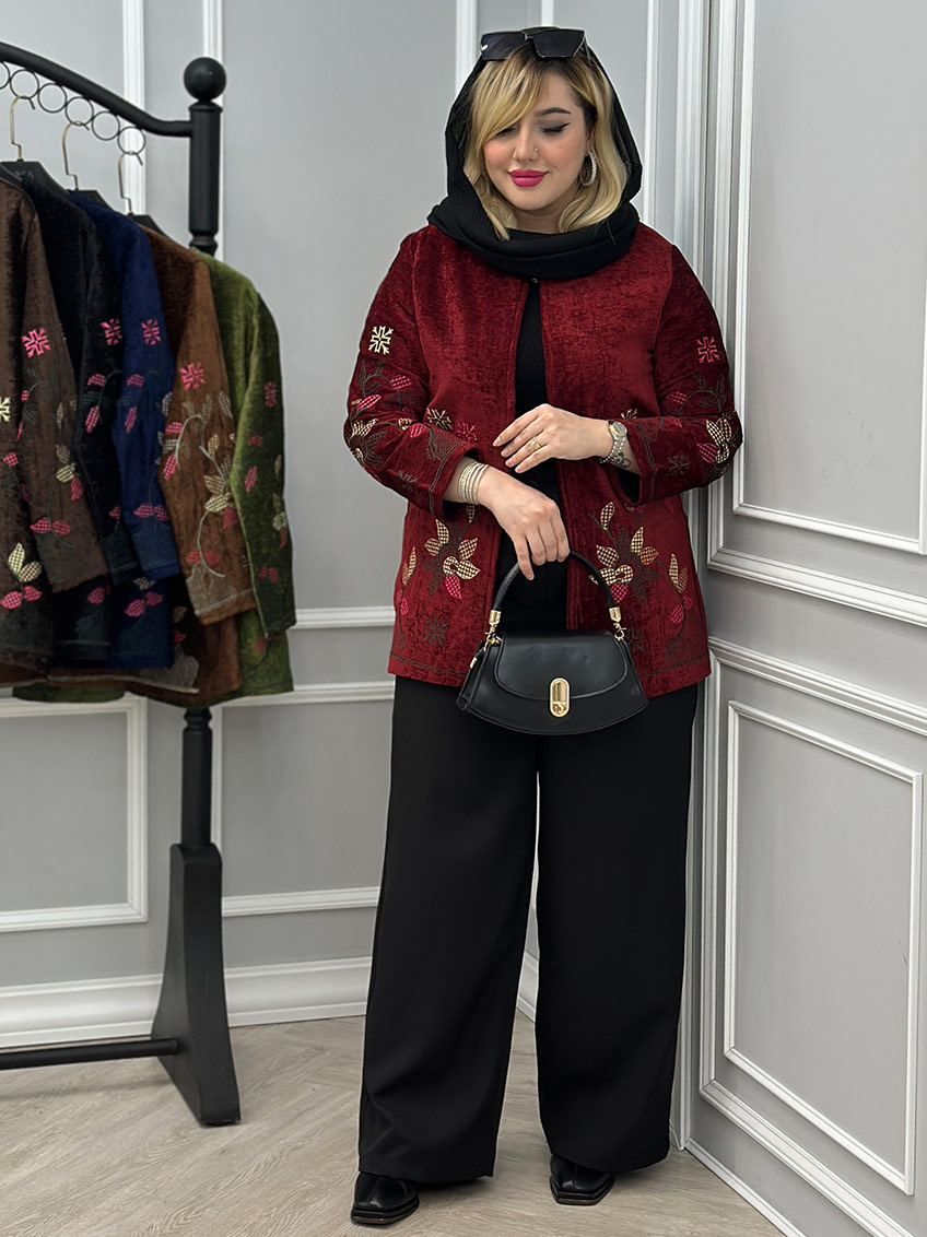 کت مخمل فرنوش کد : 8039