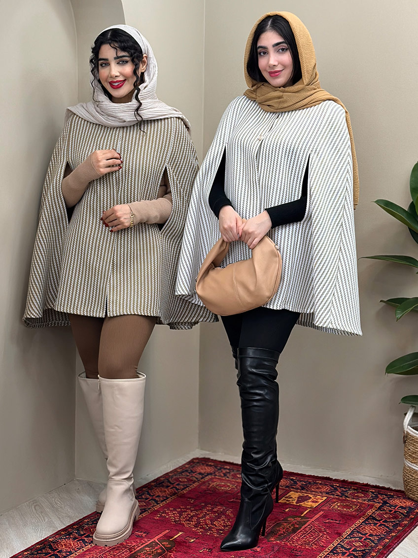 شنل پشمی نیلیا کد : 9012