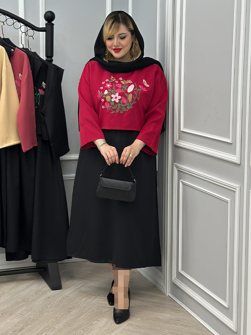 پیراهن رویه دار پریماه کد : 9030