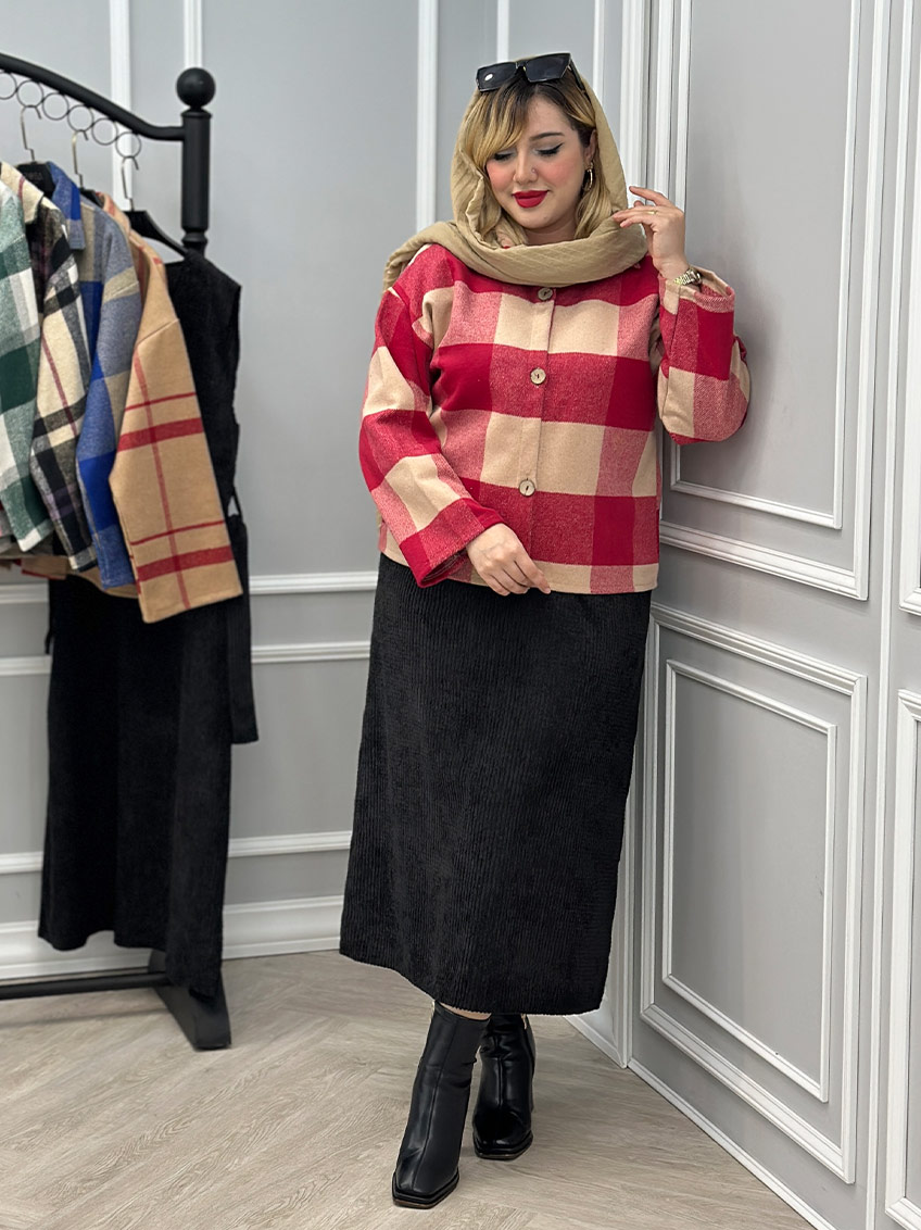 کت و سارافون شاینی کد : 10018