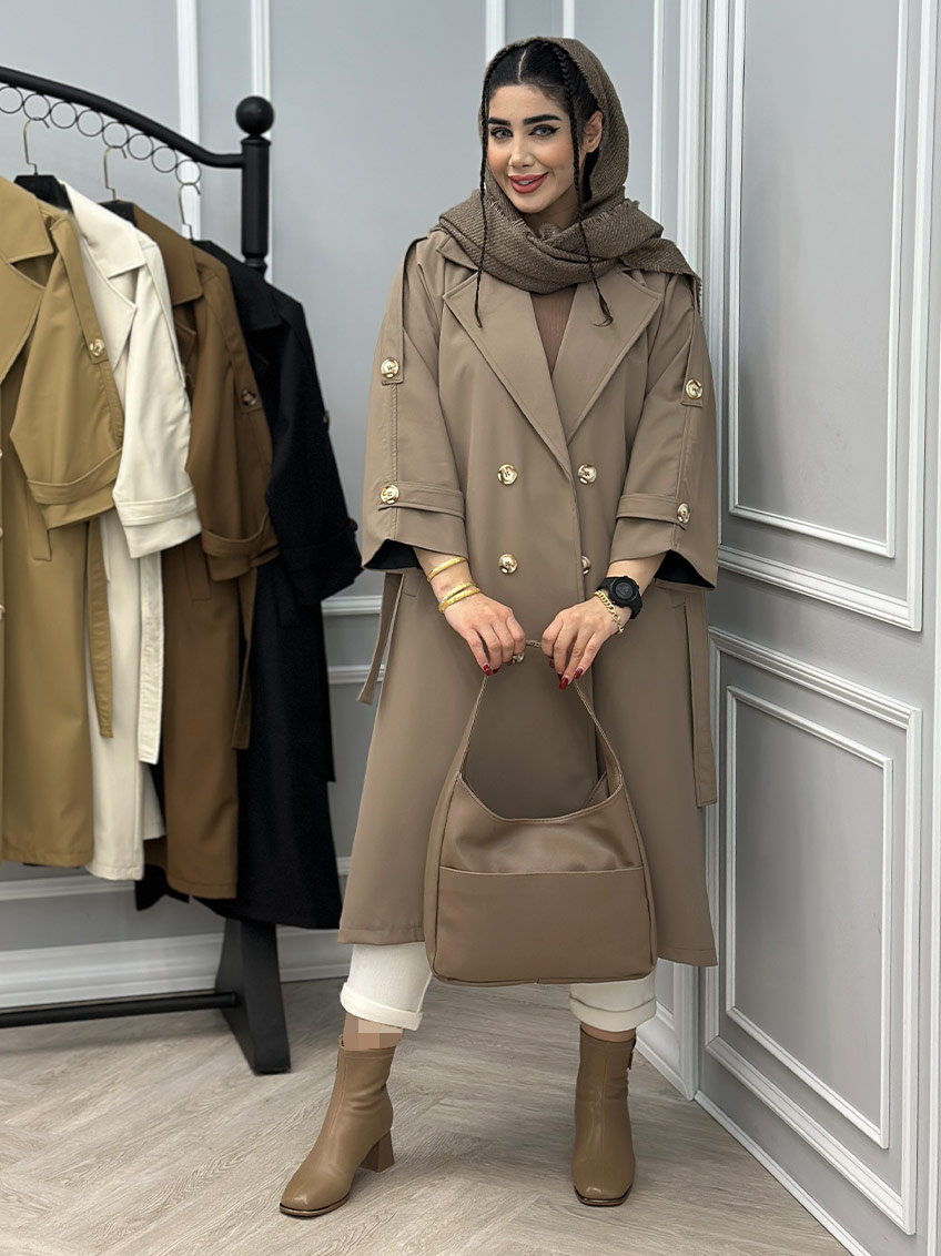 بارانی آستردار برفا کد : 10027