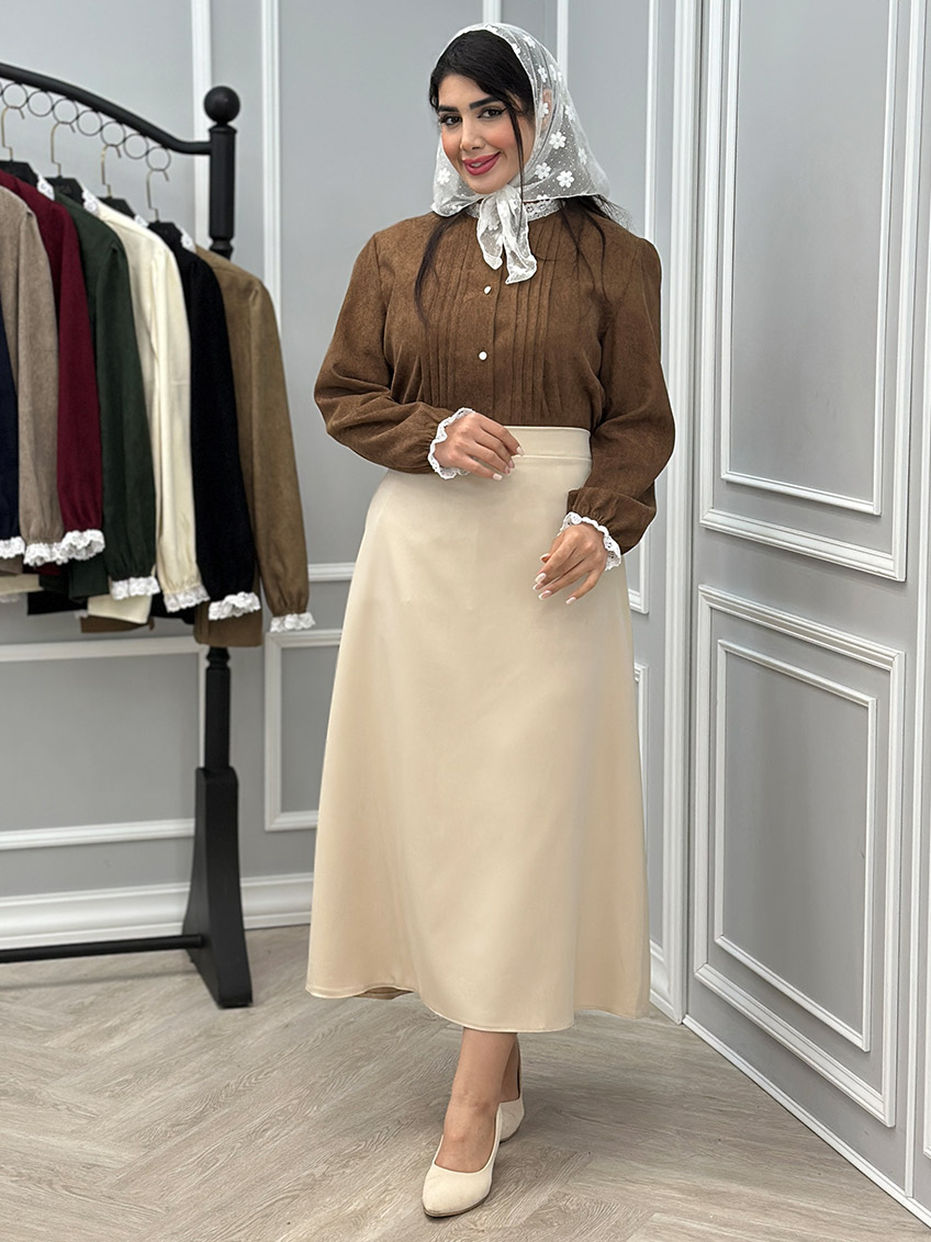 شومیز مخمل برکه کد : 10067