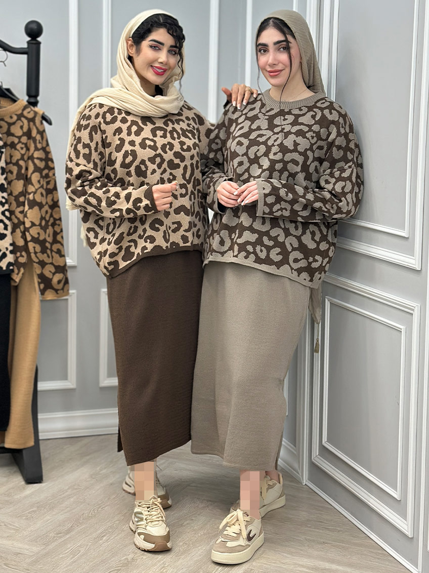 پیراهن دوتیکه نیایش کد : 10076