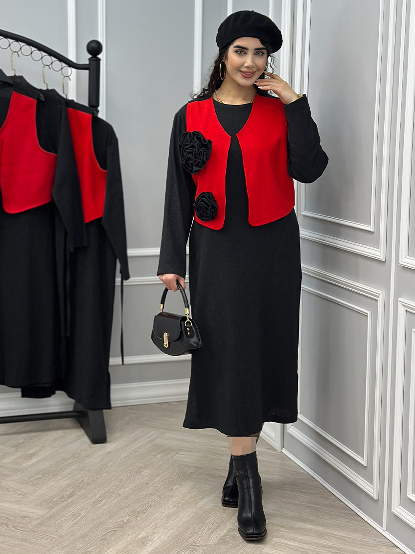 ست ژیله و پیراهن مارگاریت کد : 10129