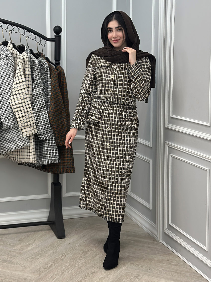 کت و دامن فروزنده کد : 10152