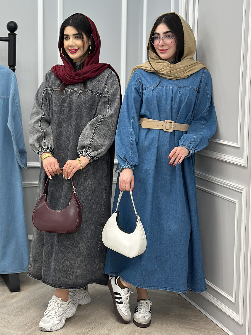 پیراهن جین پیکسل کد : 10239