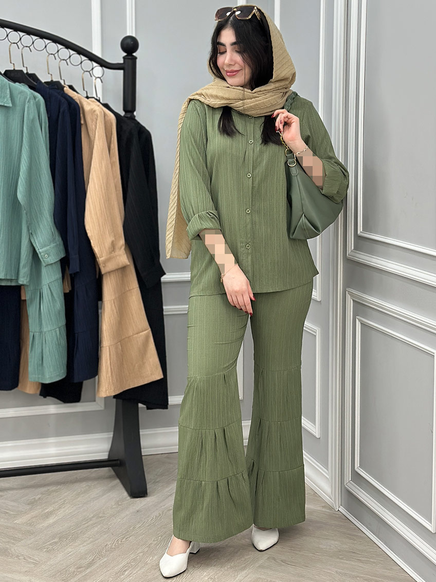 ست شومیز و شلوار لوفان کد : 3047