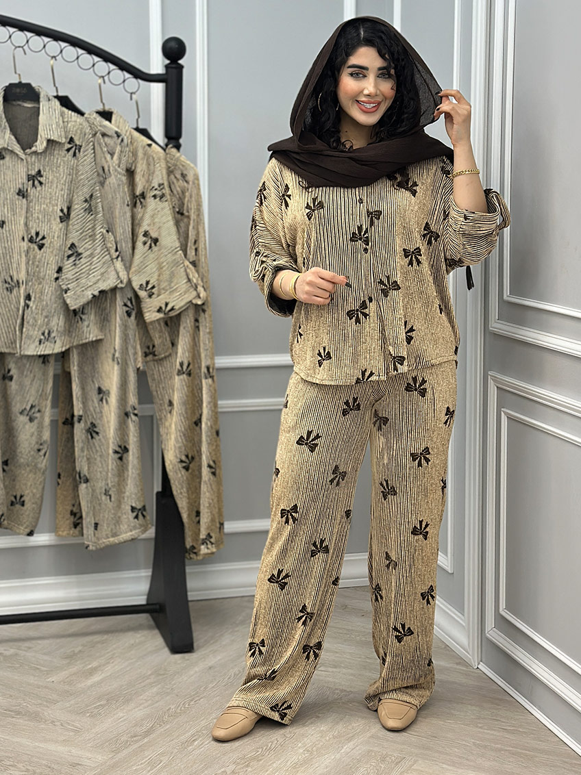 شومیز و شلوار مریلا کد : 10291 