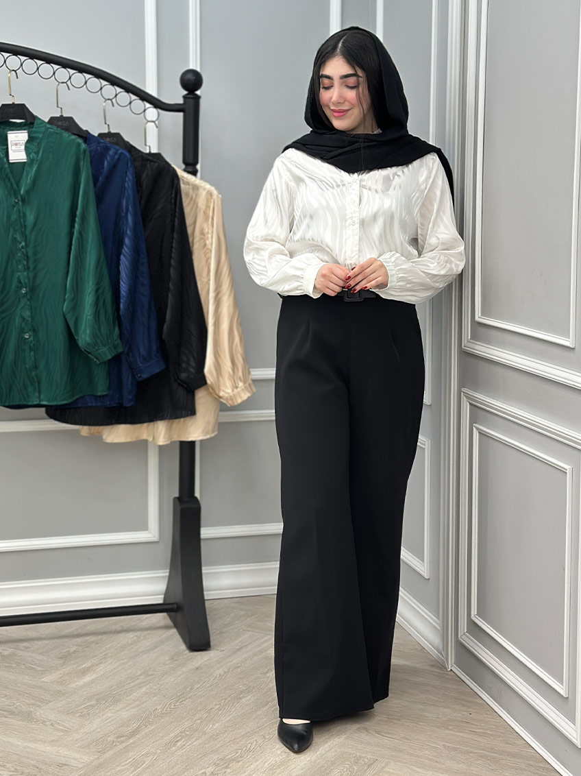 شومیز ساتن گلارا کد : 10314