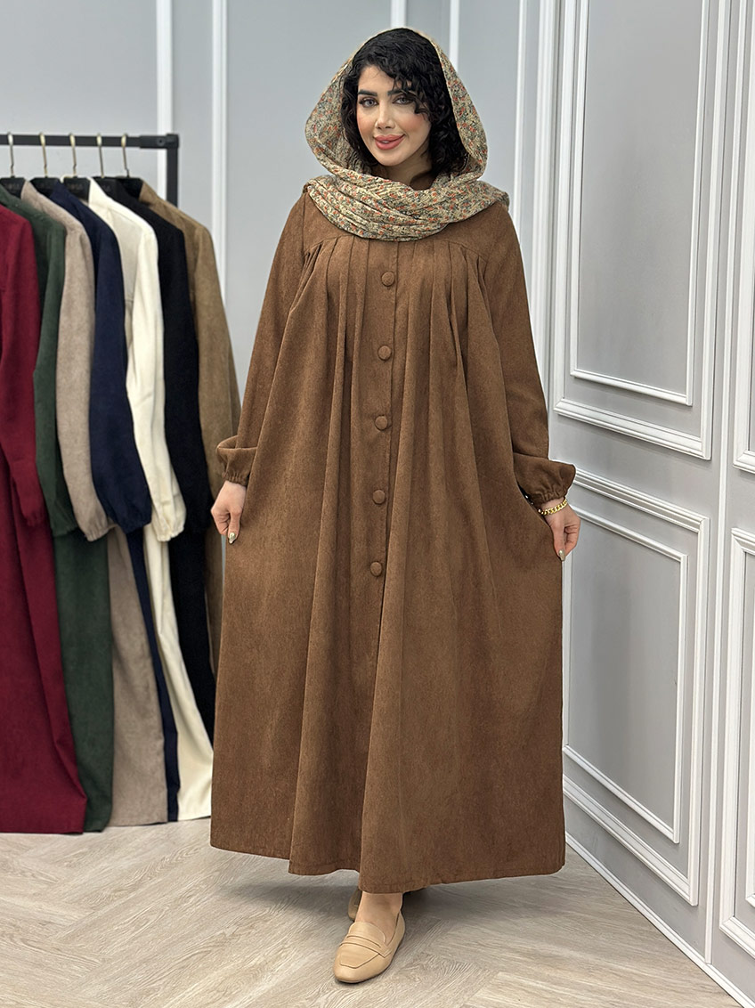 مانتو مخمل رولت کد : 10370