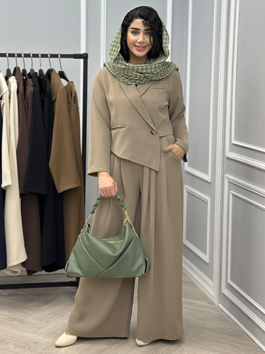 کراپ کت و شلوار آلیشا کد : 10414