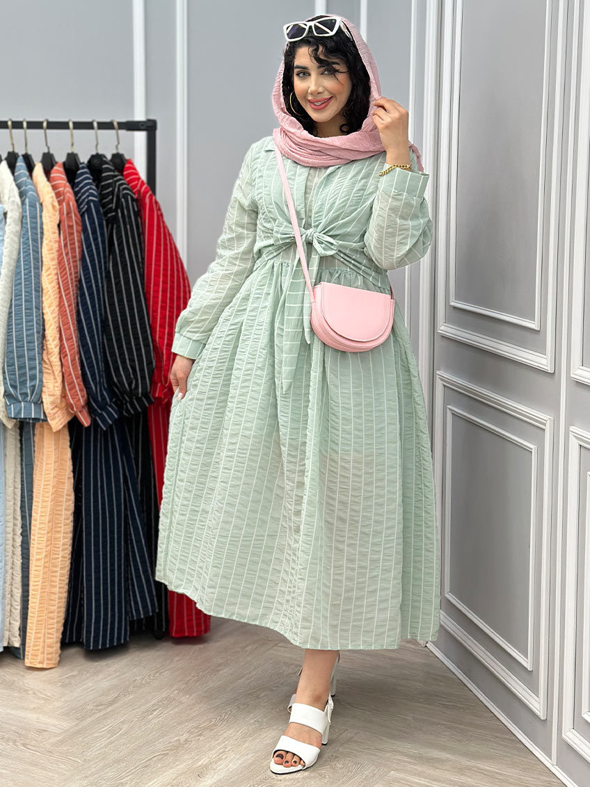 پیراهن رویه دار کالر کد : 2707