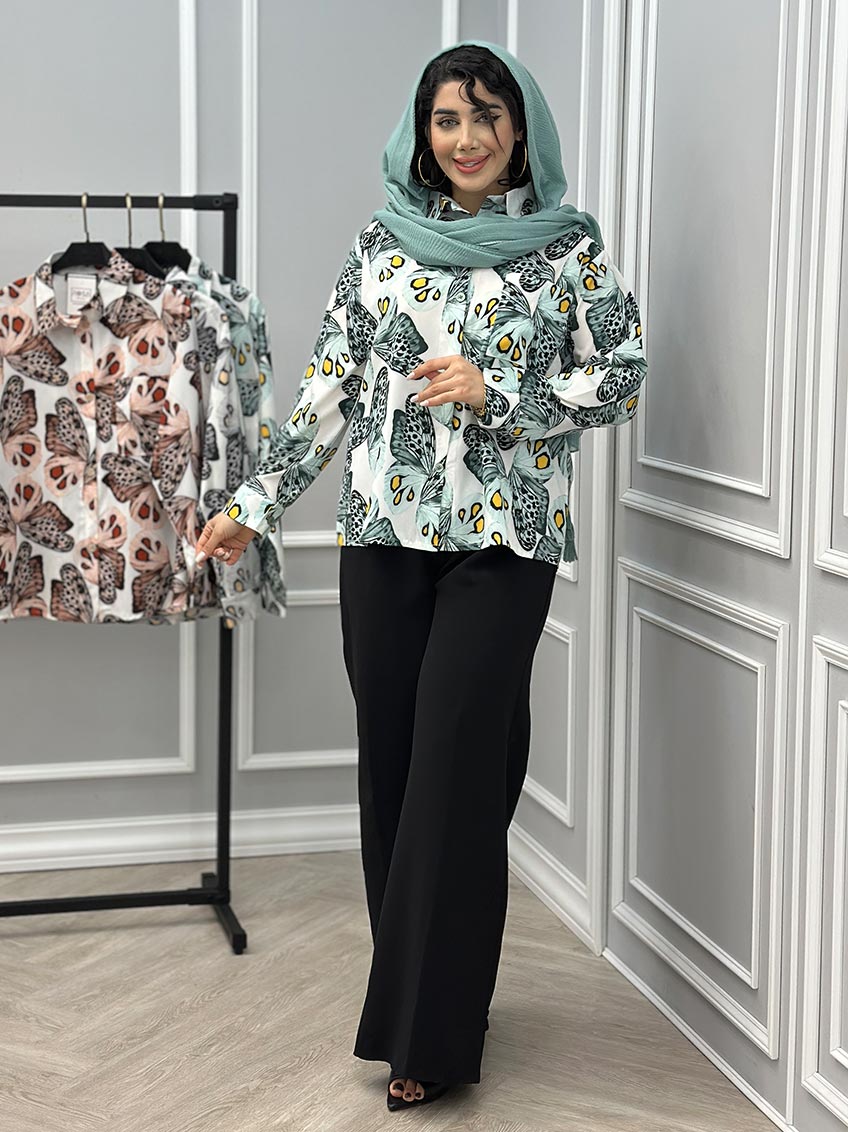 شومیز الیزه سپیده کد : 10450