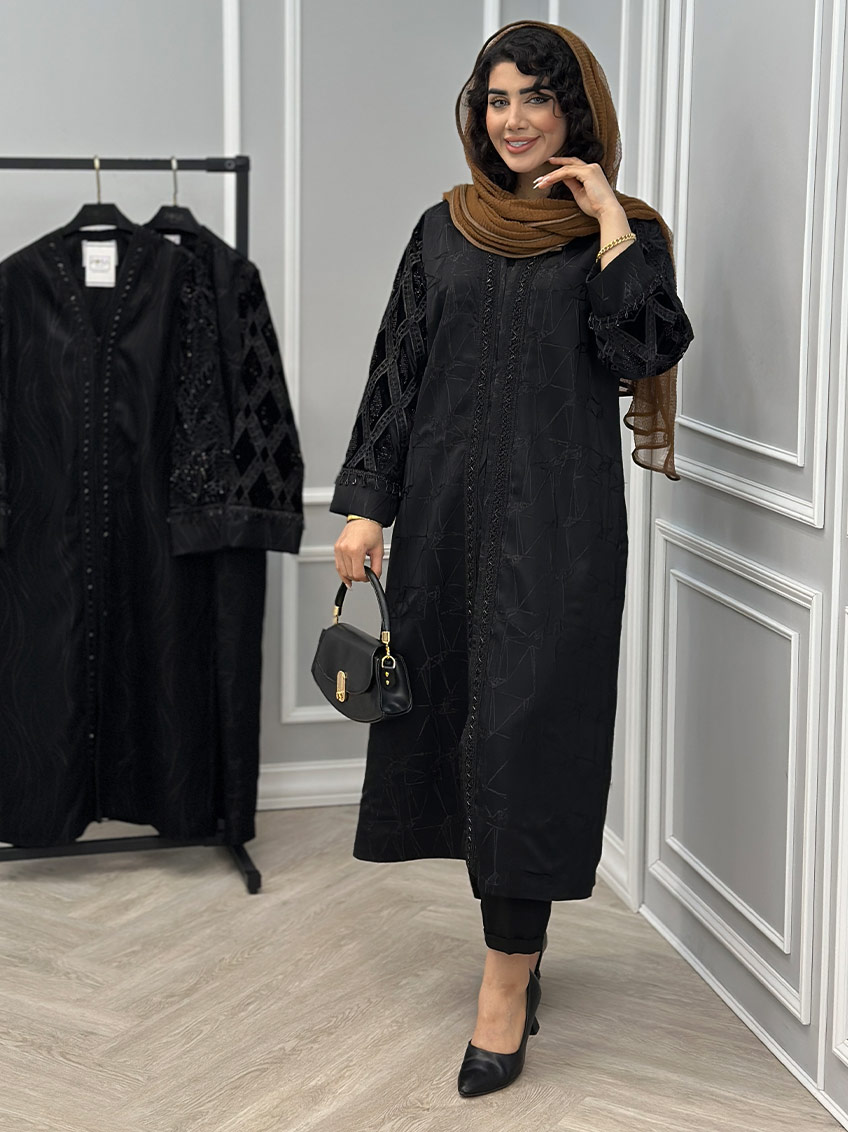 کت بلند مزونی گلشیفته کد : 10453