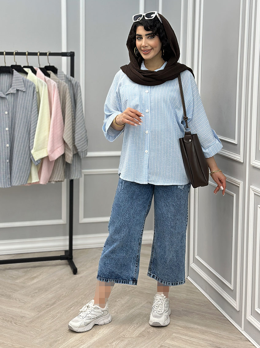 شومیز مدل زارو کد : 10525