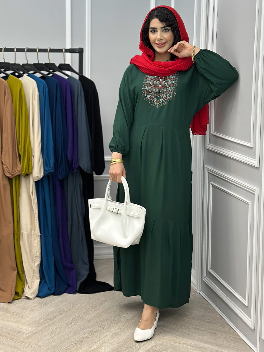 پیراهن نخی سحر کد : 10560