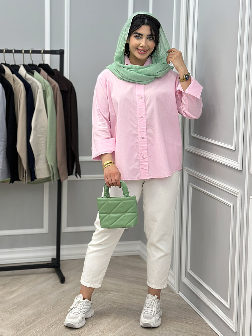 شومیز لینن کیانا کد : 10628