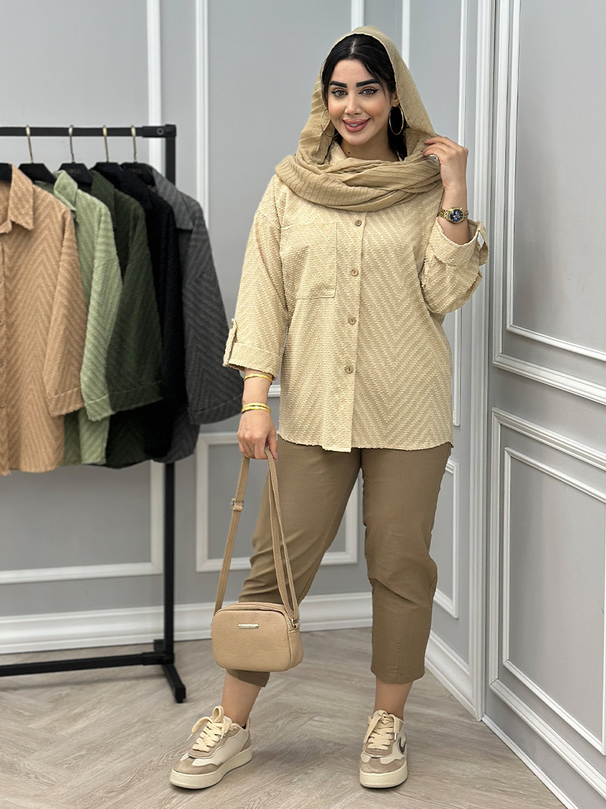 شومیز ساتین کد : 10640