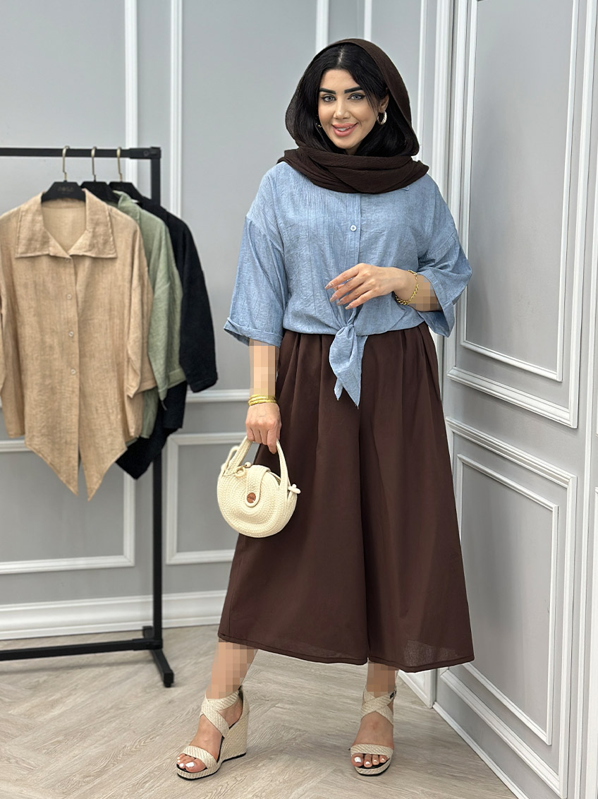شومیز گره ای تمشک کد : 10782