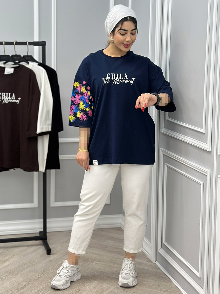 تیشرت نخ پنبه چیلا کد : 10865