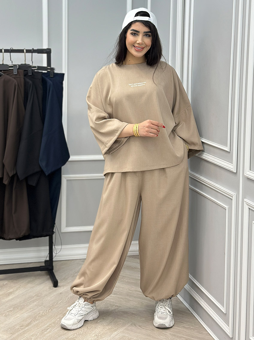 ست تیشرت و شلوار ژابیز کد : 10949