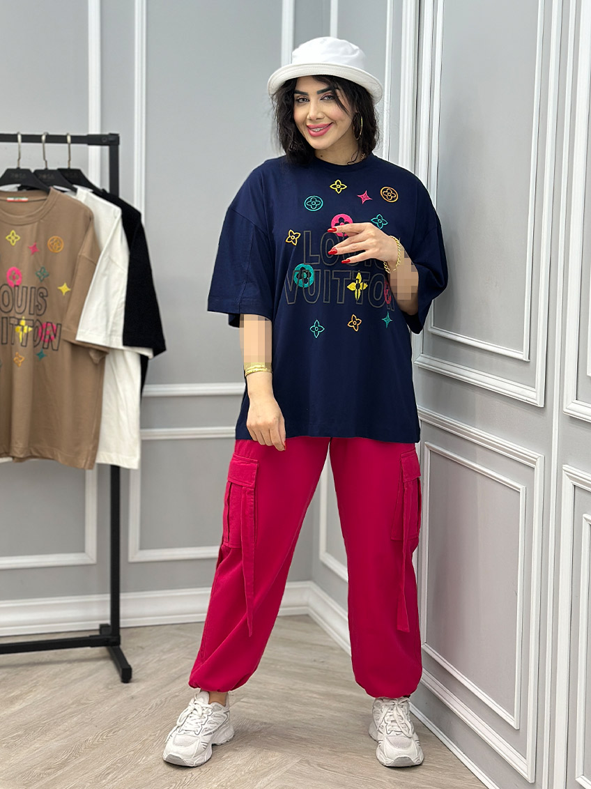 تیشرت نخ پنبه رکسانا کد : 11032