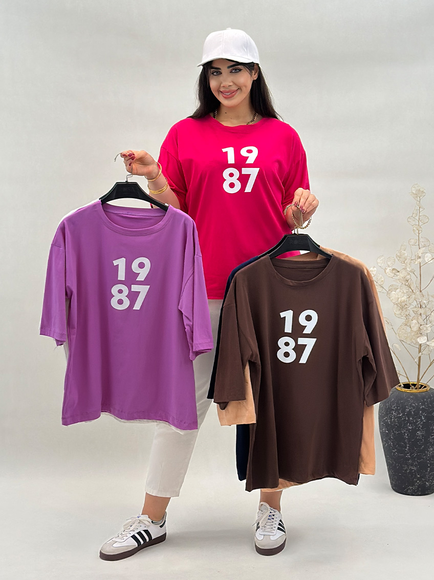 تیشرت نخ پنبه برسین کد : 10872