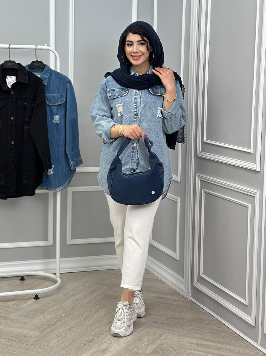 شومیز جین ژاوین کد : 3027