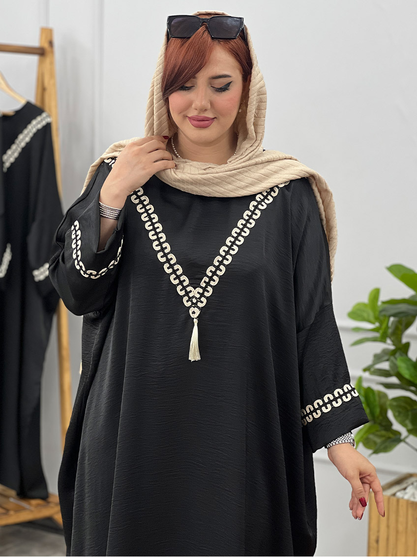 پیراهن عبایی قیطون  2