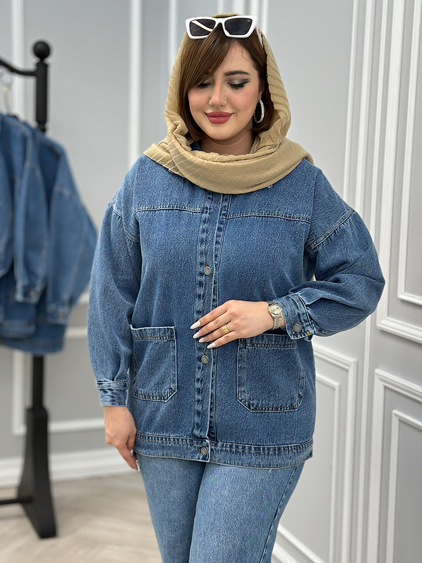 شومیز جین مدل شادلین 2