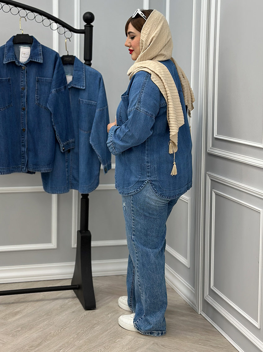 شومیز جین مدل مارشید 2
