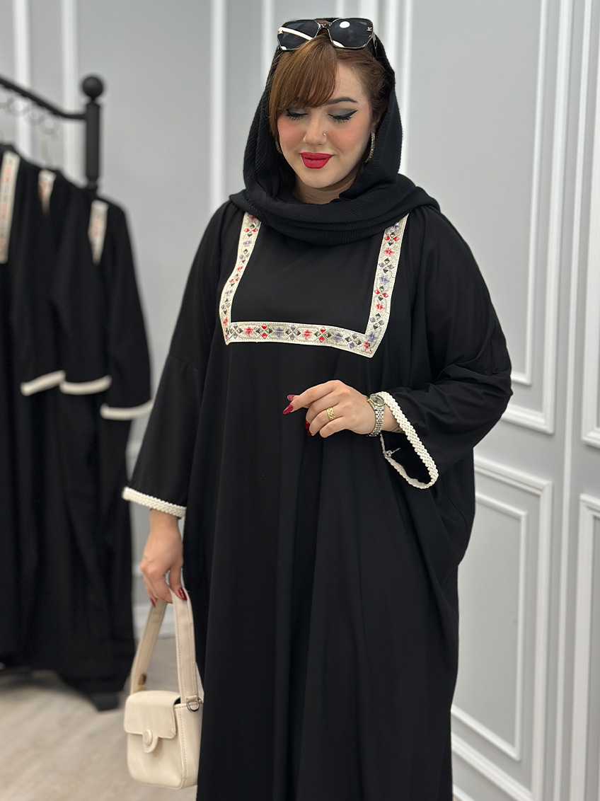 پیراهن مشکی مطهره  1