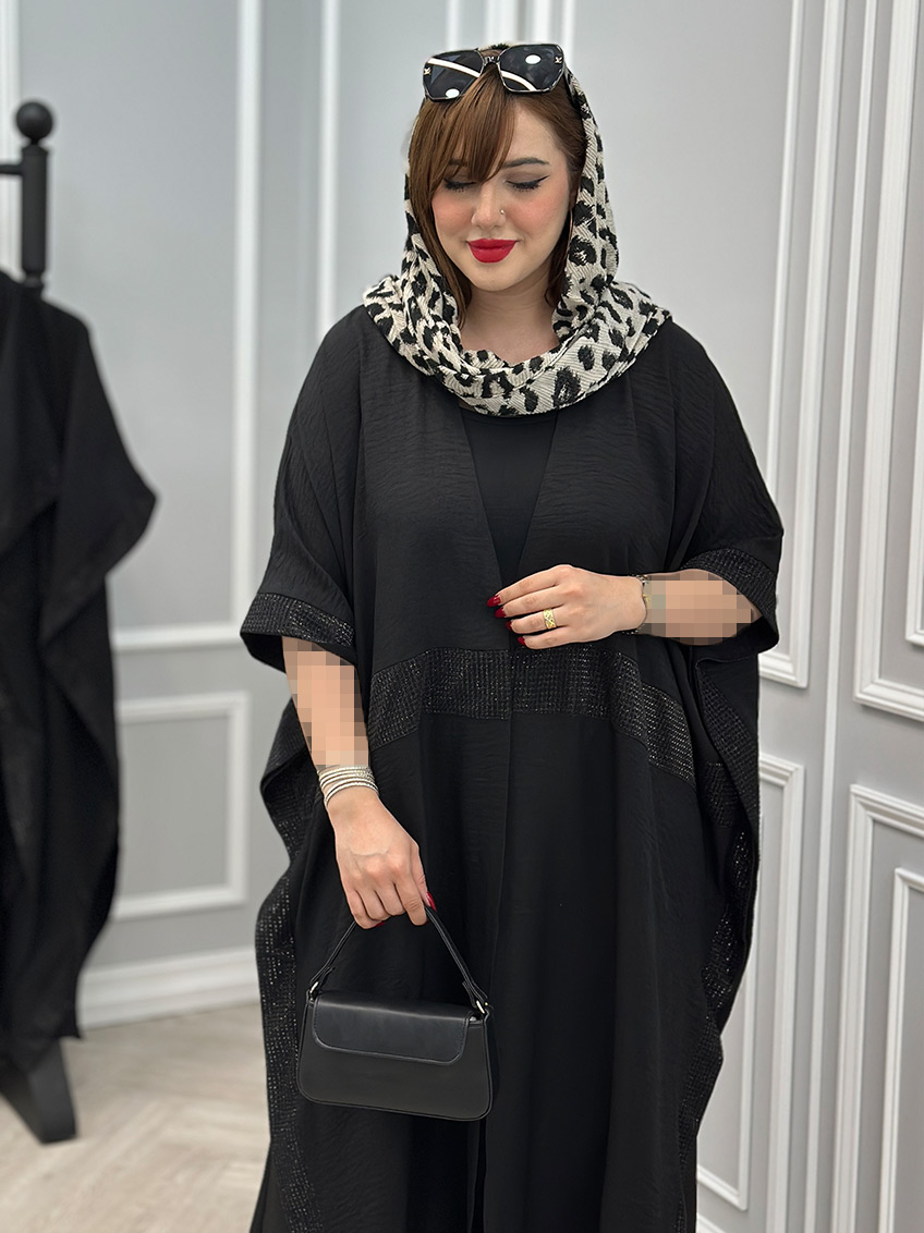 مانتو مشکی نایت  1