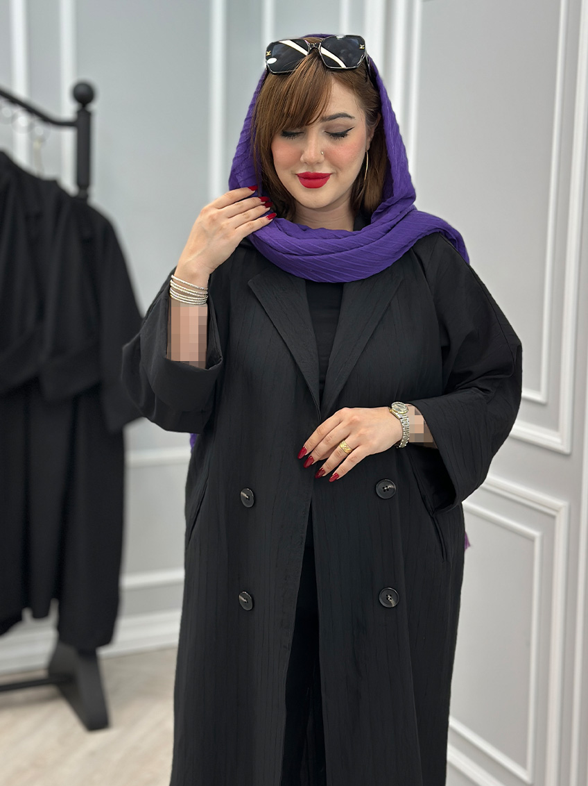 مانتو مشکی لونیا  1