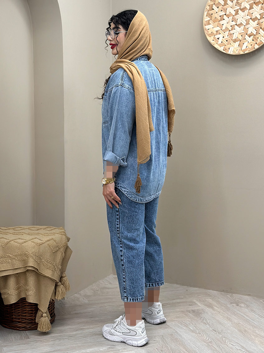 شومیز جین مدل بهنوش 1