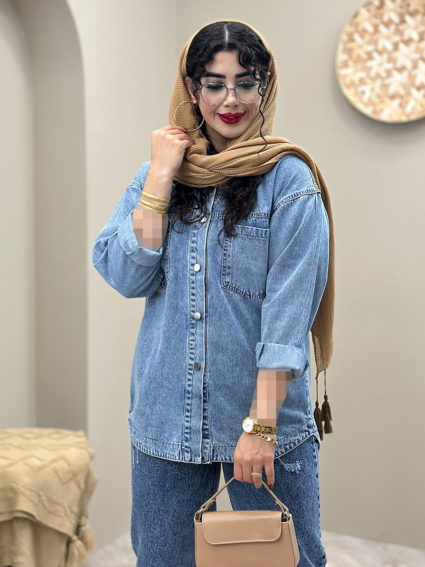 شومیز جین مدل بهنوش 2