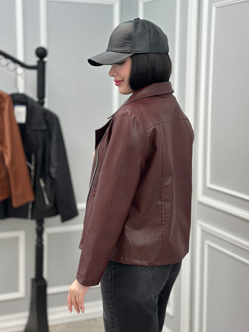 کت چرم مدل ریتا 1