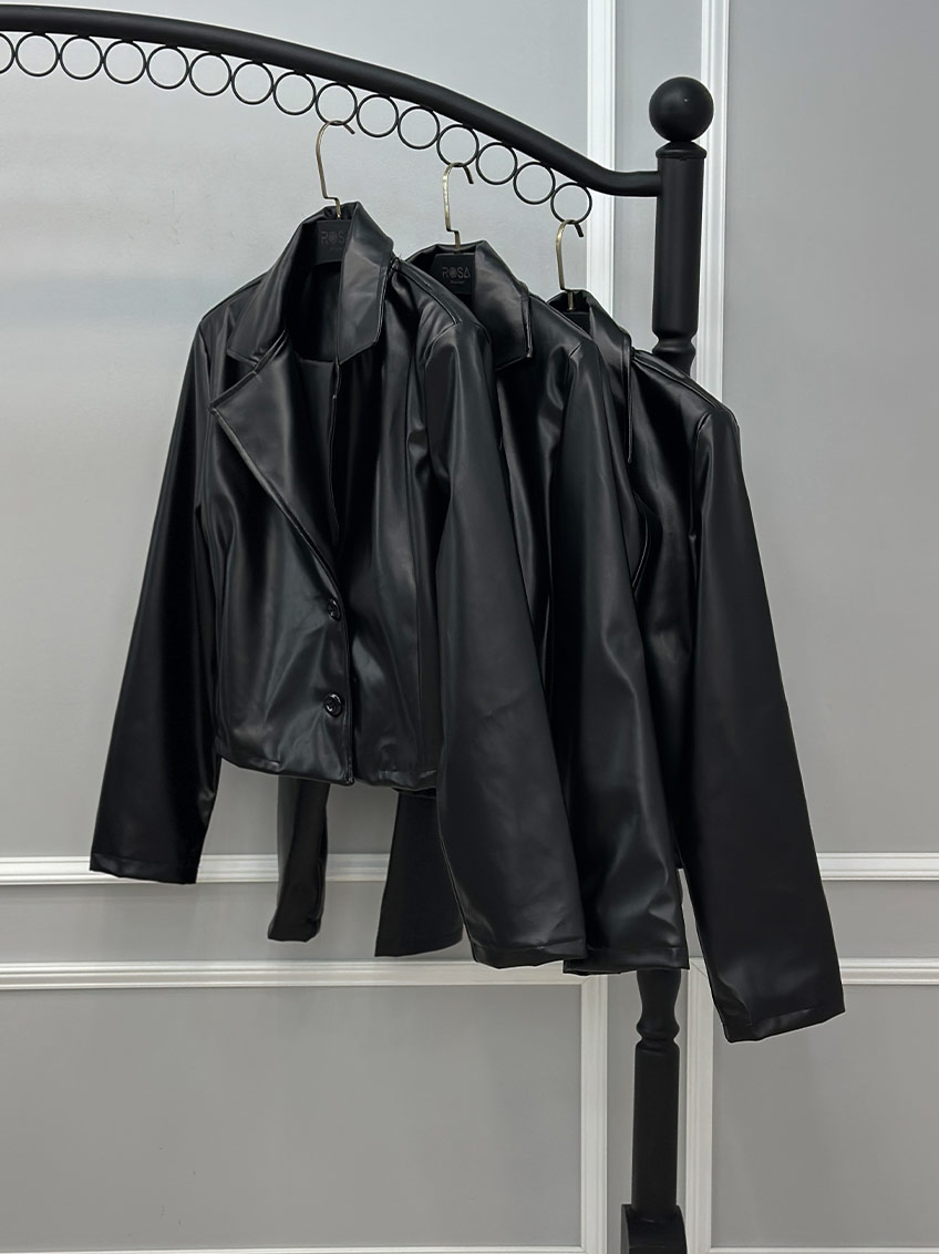 کت چرم مدل ماهلین 1