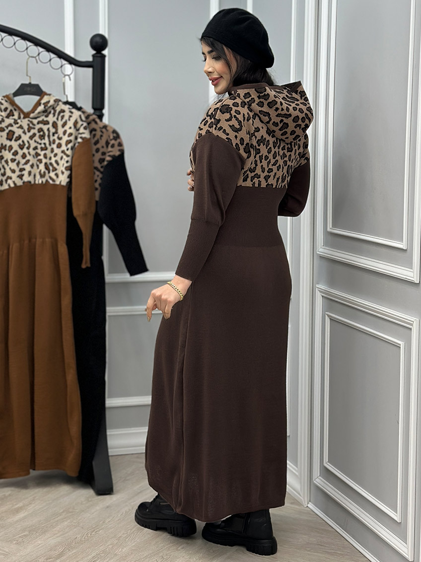 پیراهن بافت کلاهدار افراشته  1