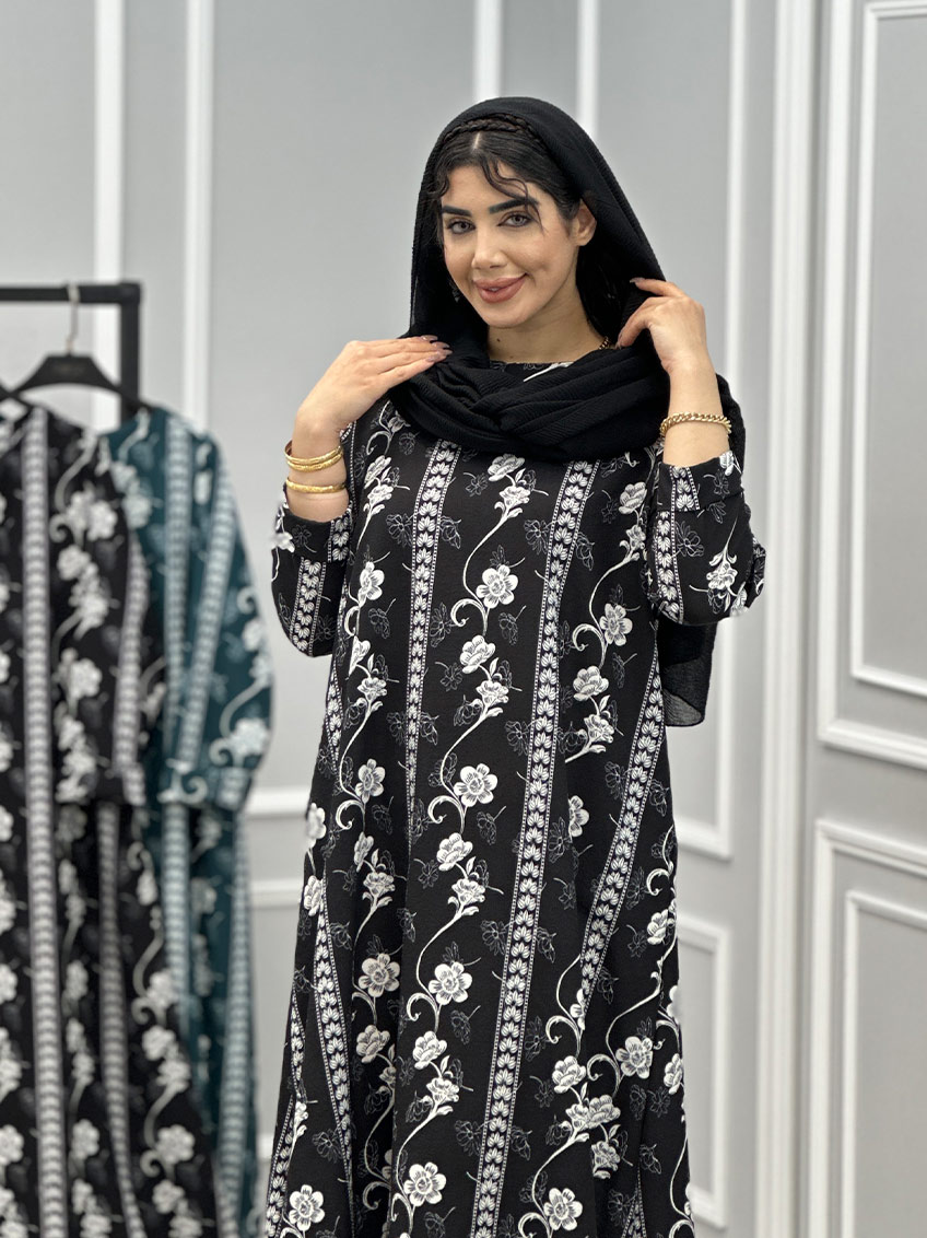 پیراهن پفکی گلاب  1