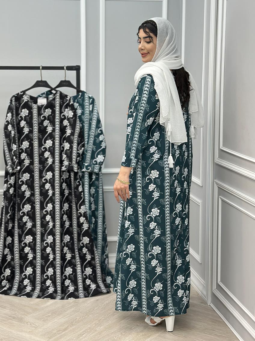پیراهن پفکی گلاب  2