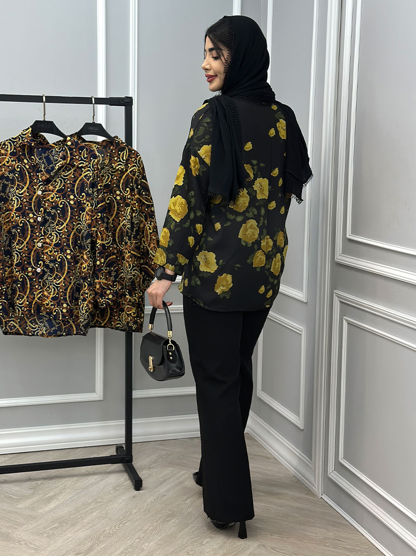 شومیز حریر نرگس 1