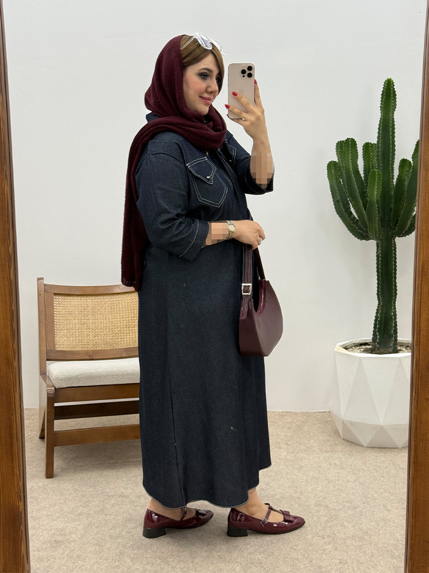 پیراهن جین مهتاب 1