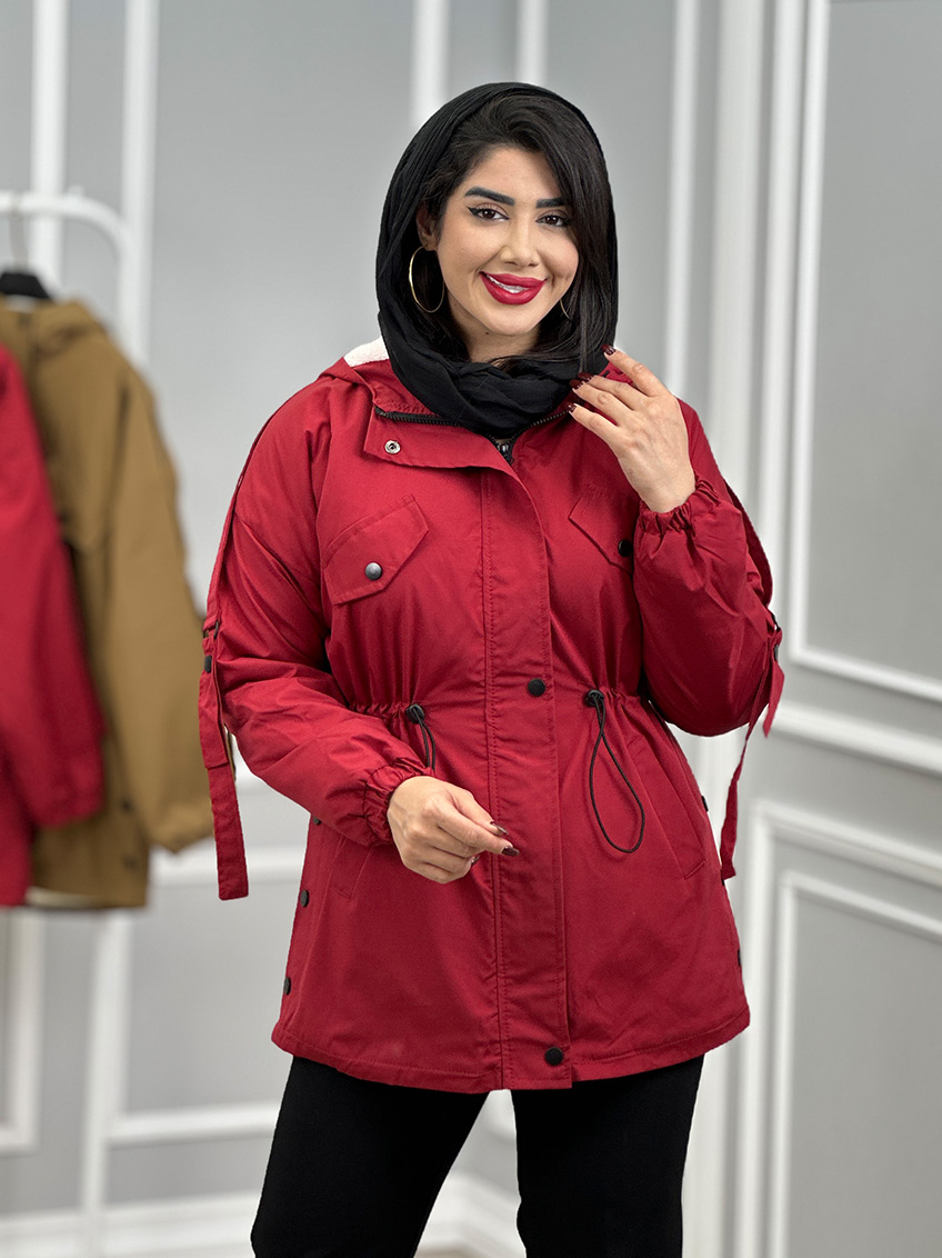 کاپشن کلاهدار تینوش 3
