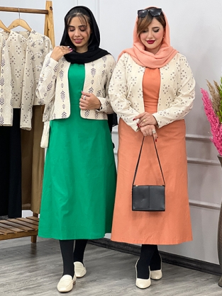 کت و دامن پیش بندی صنم کد : 209781