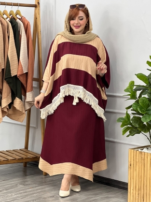 مانتو و دامن پیروزه کد : 203382 